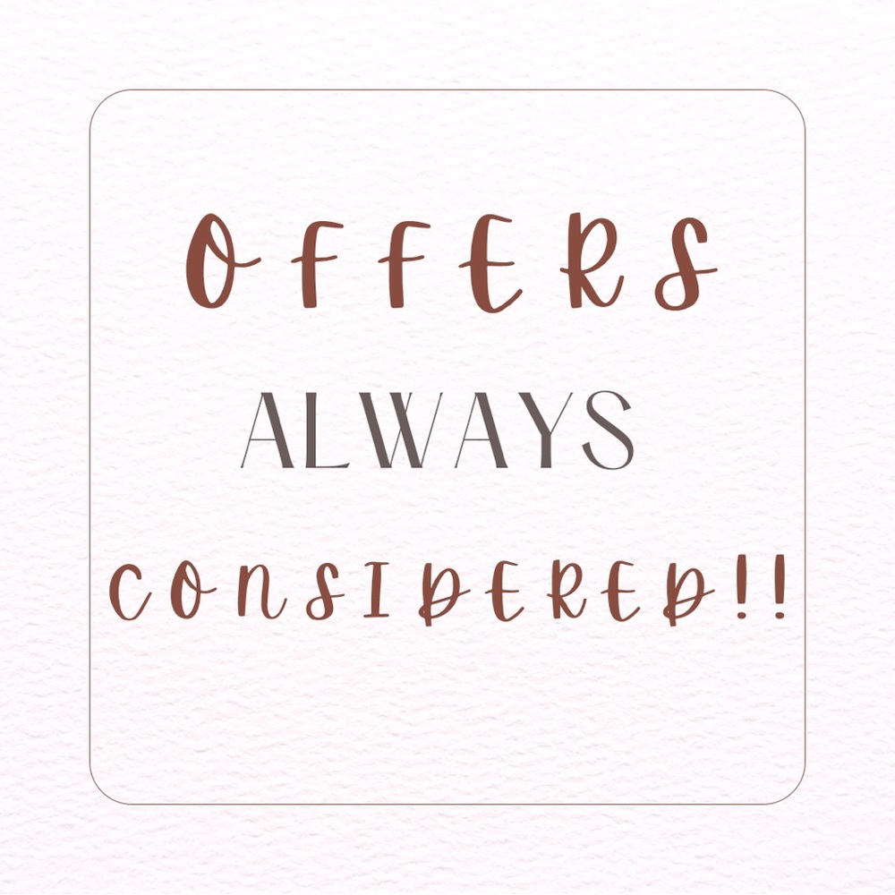 💜Offers Are Always Considered!💜